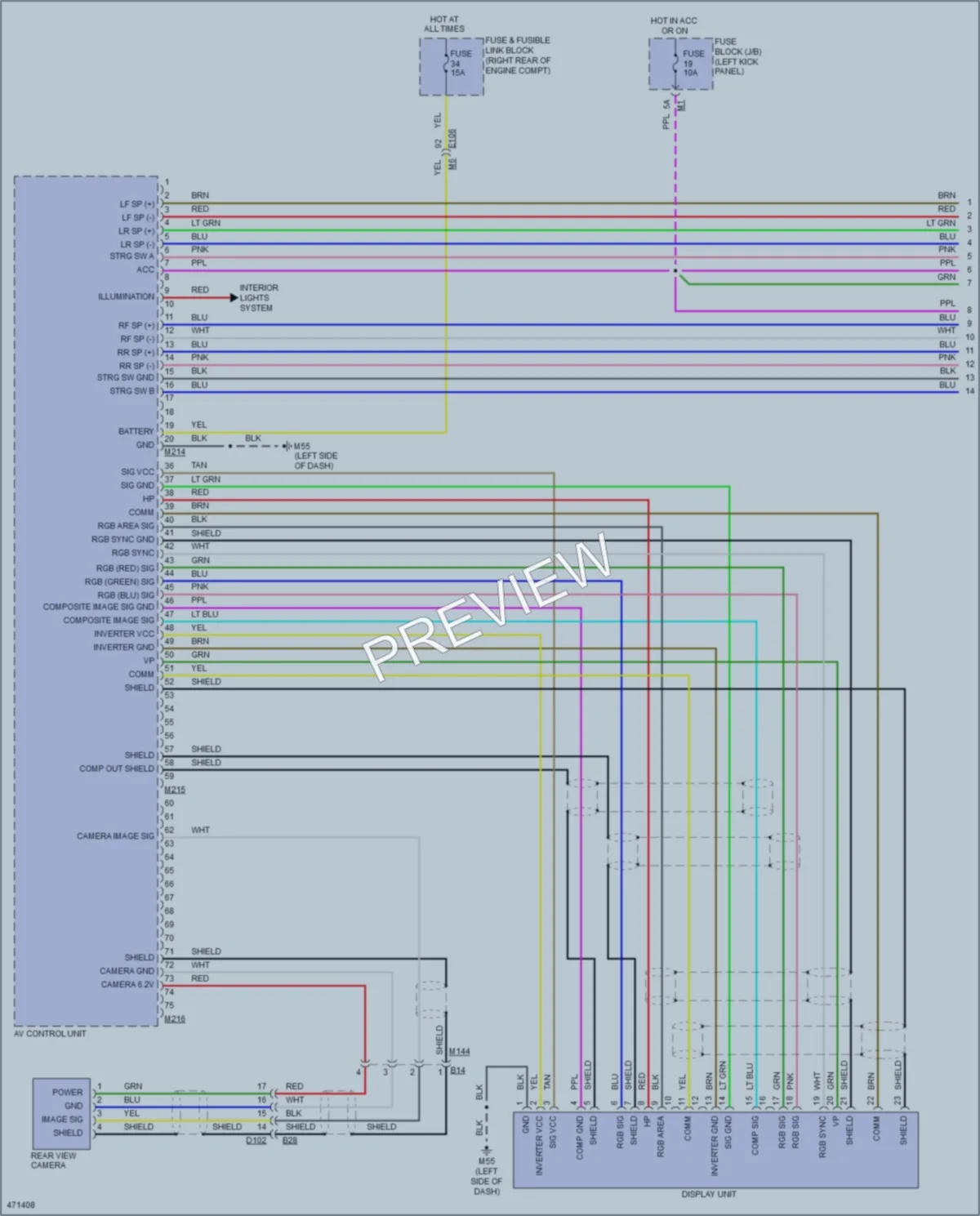 2015 Infiniti QX50 Radio wiring diagram preview