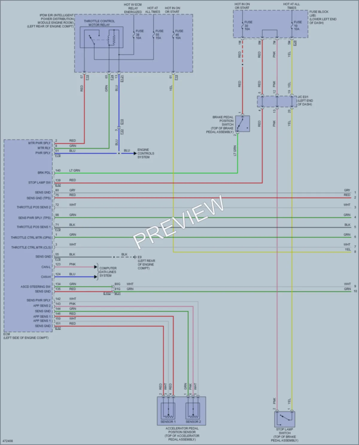 2015 Infiniti QX60Hybrid Cruise Control wiring diagram preview