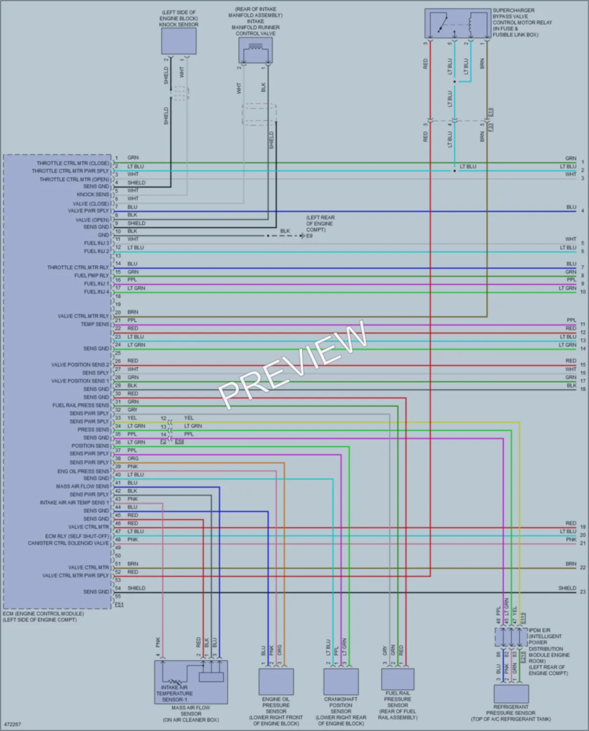 2015 Infiniti QX60Hybrid Engine Performance wiring diagram preview