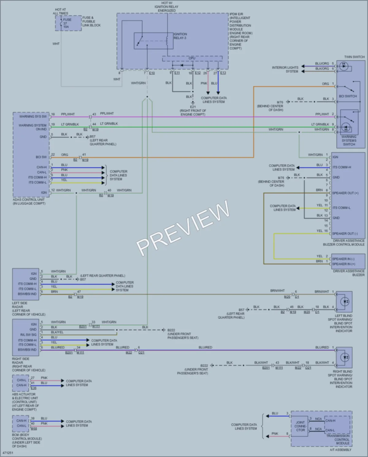 2015 Infiniti QX80 Navigation wiring diagram preview