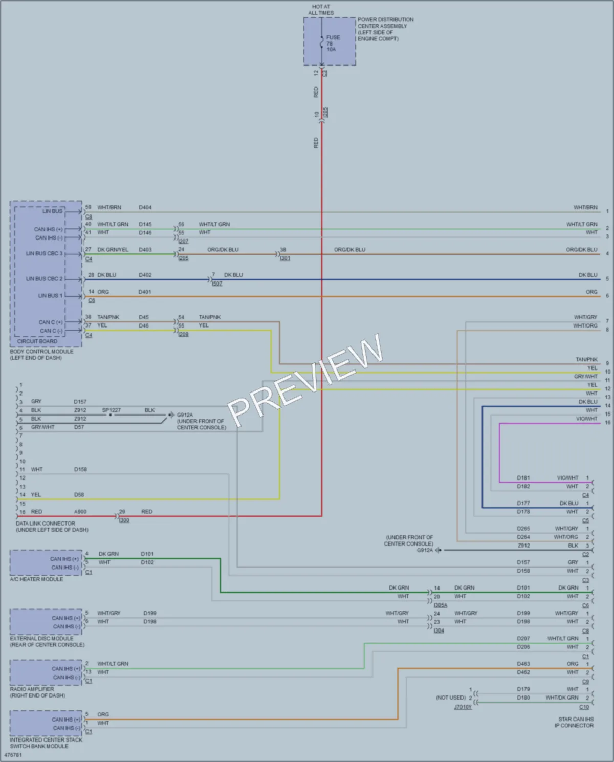 2015 Jeep Cherokee Computer Data Lines wiring diagram preview