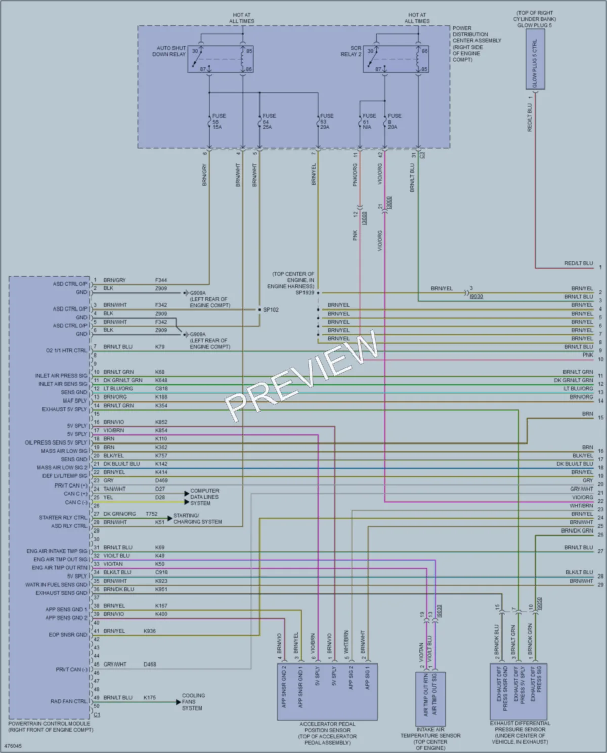2015 Jeep GrandCherokee Engine Performance wiring diagram preview