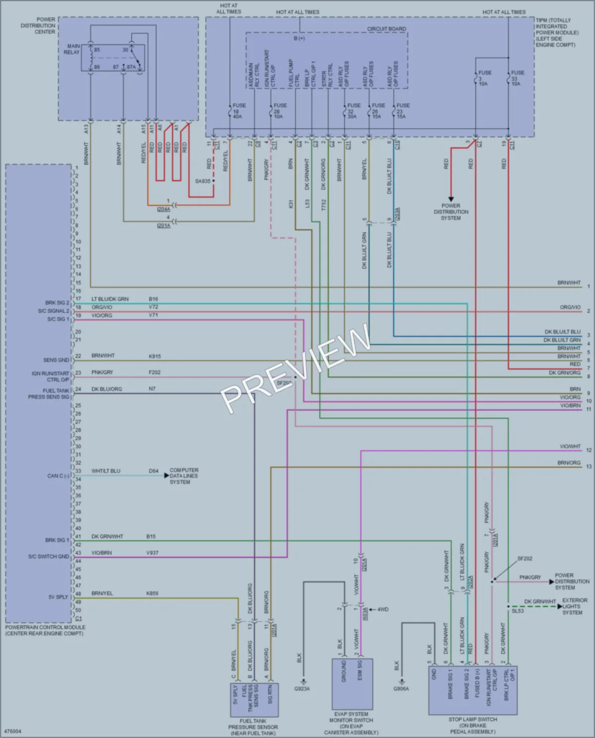 2015 Jeep Patriot Engine Performance wiring diagram preview