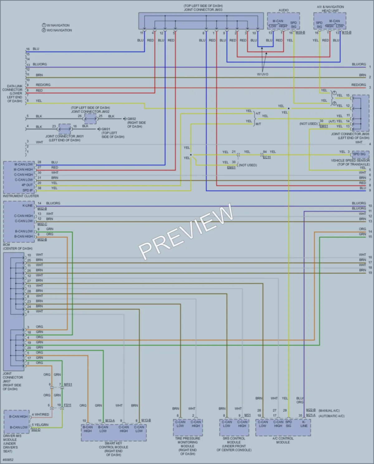 2015 Kia Forte Computer Data Lines wiring diagram preview