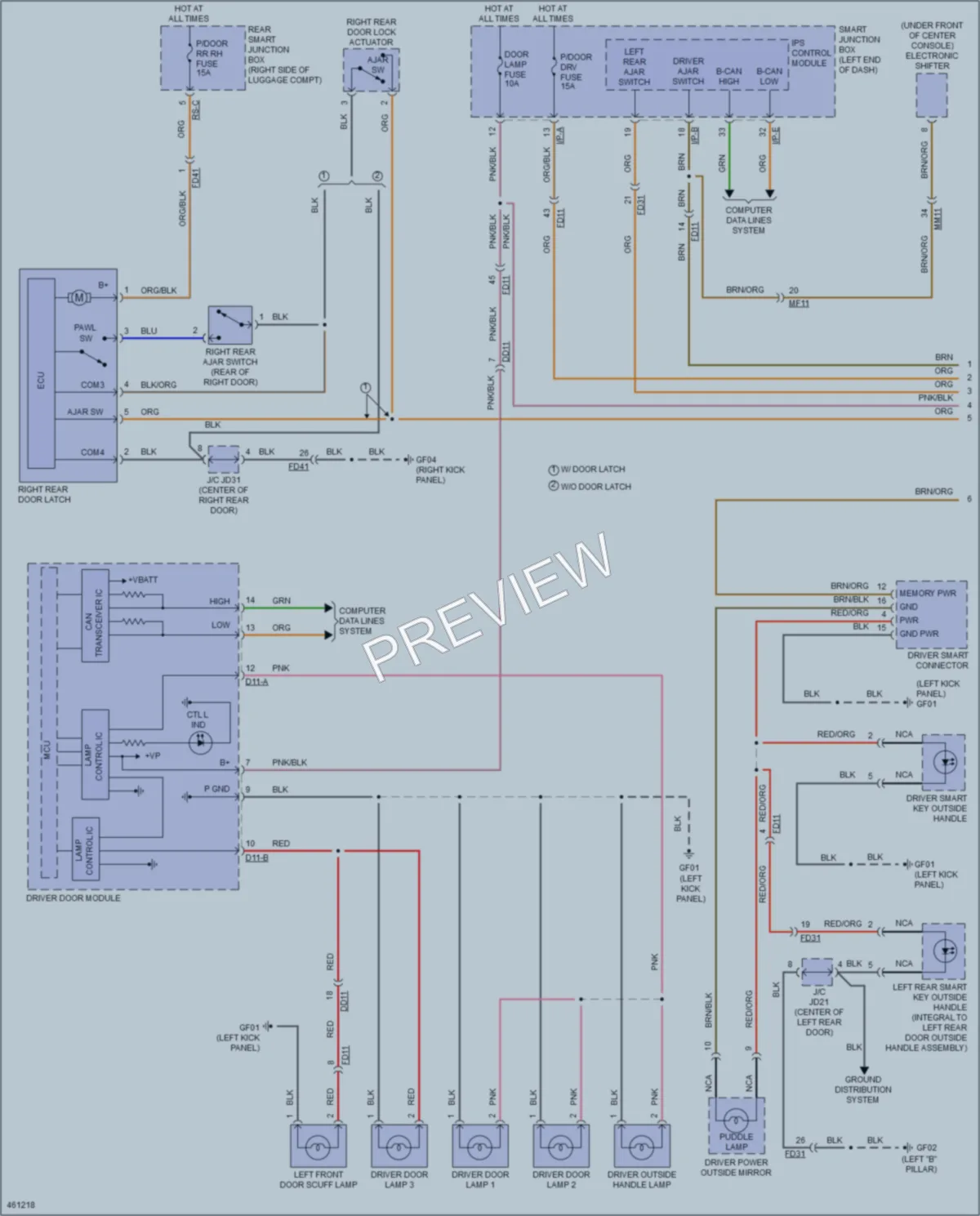 2015 Kia K900 Interior Lights wiring diagram preview