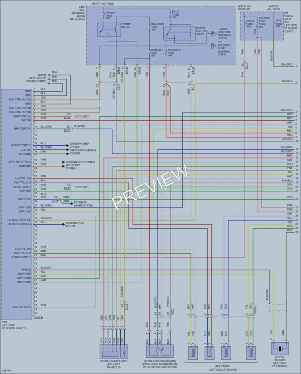 2015 Kia Optima Engine Performance wiring diagram preview