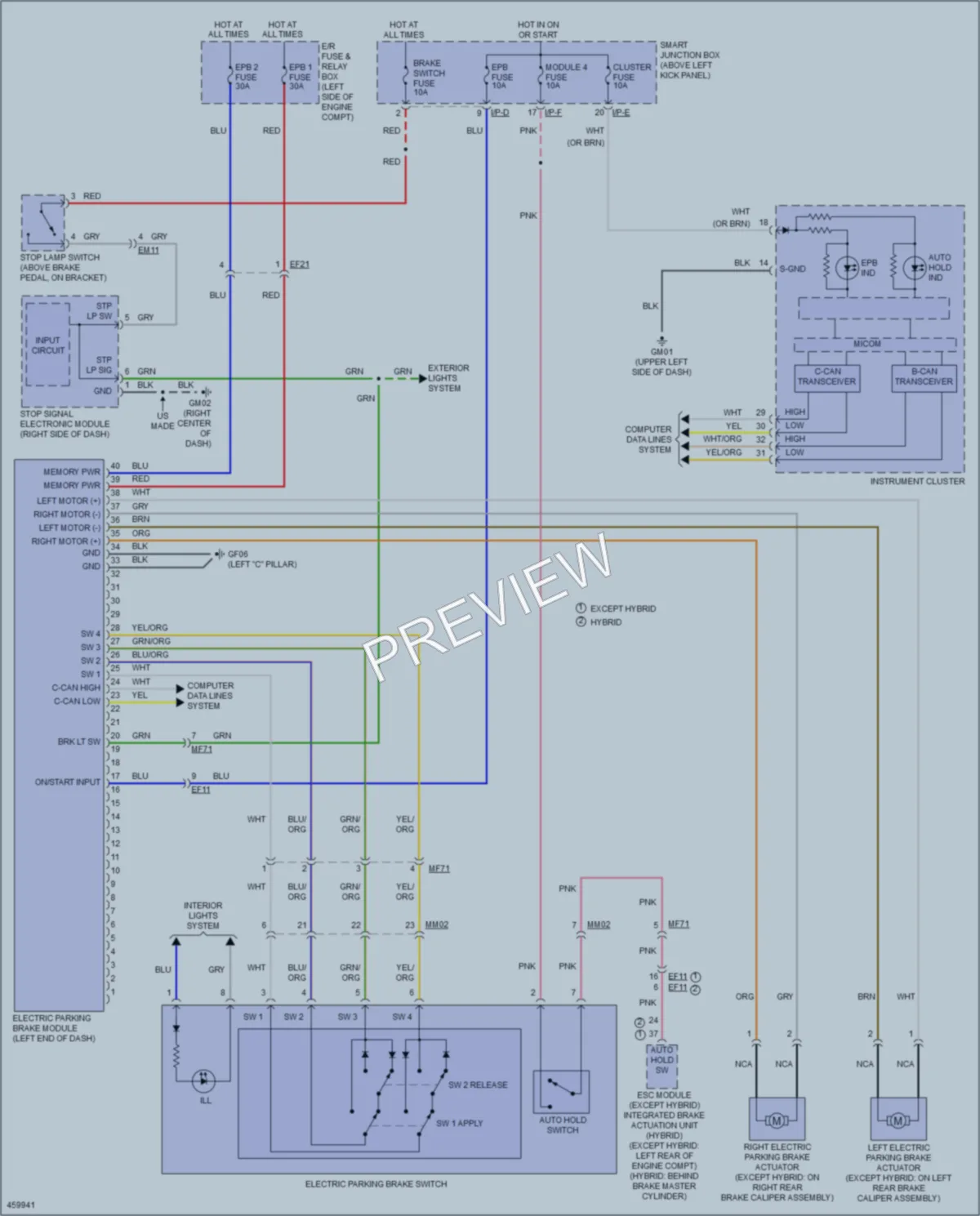 2015 Kia Optima Shift Interlock wiring diagram preview