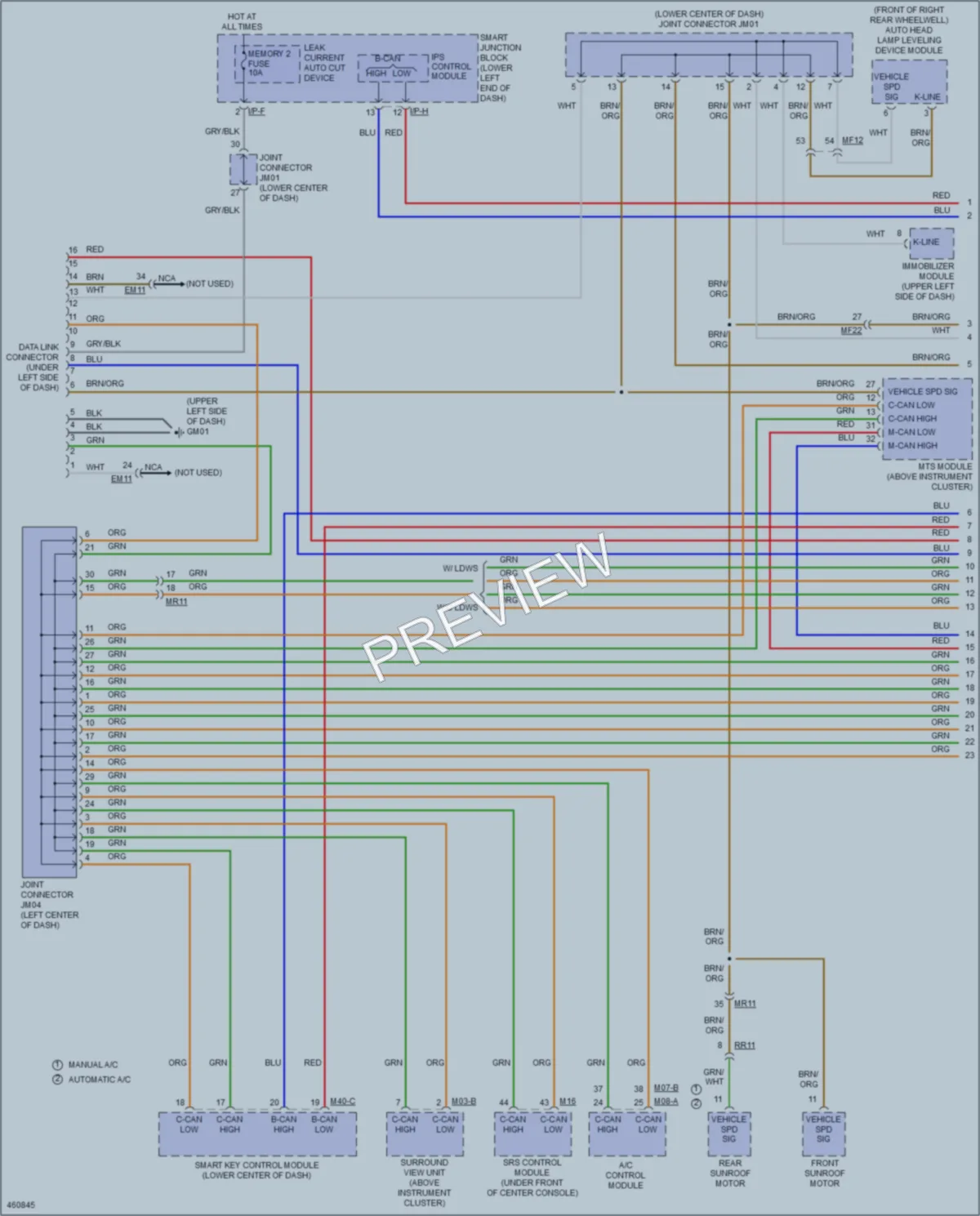 2015 Kia Sedona Computer Data Lines wiring diagram preview