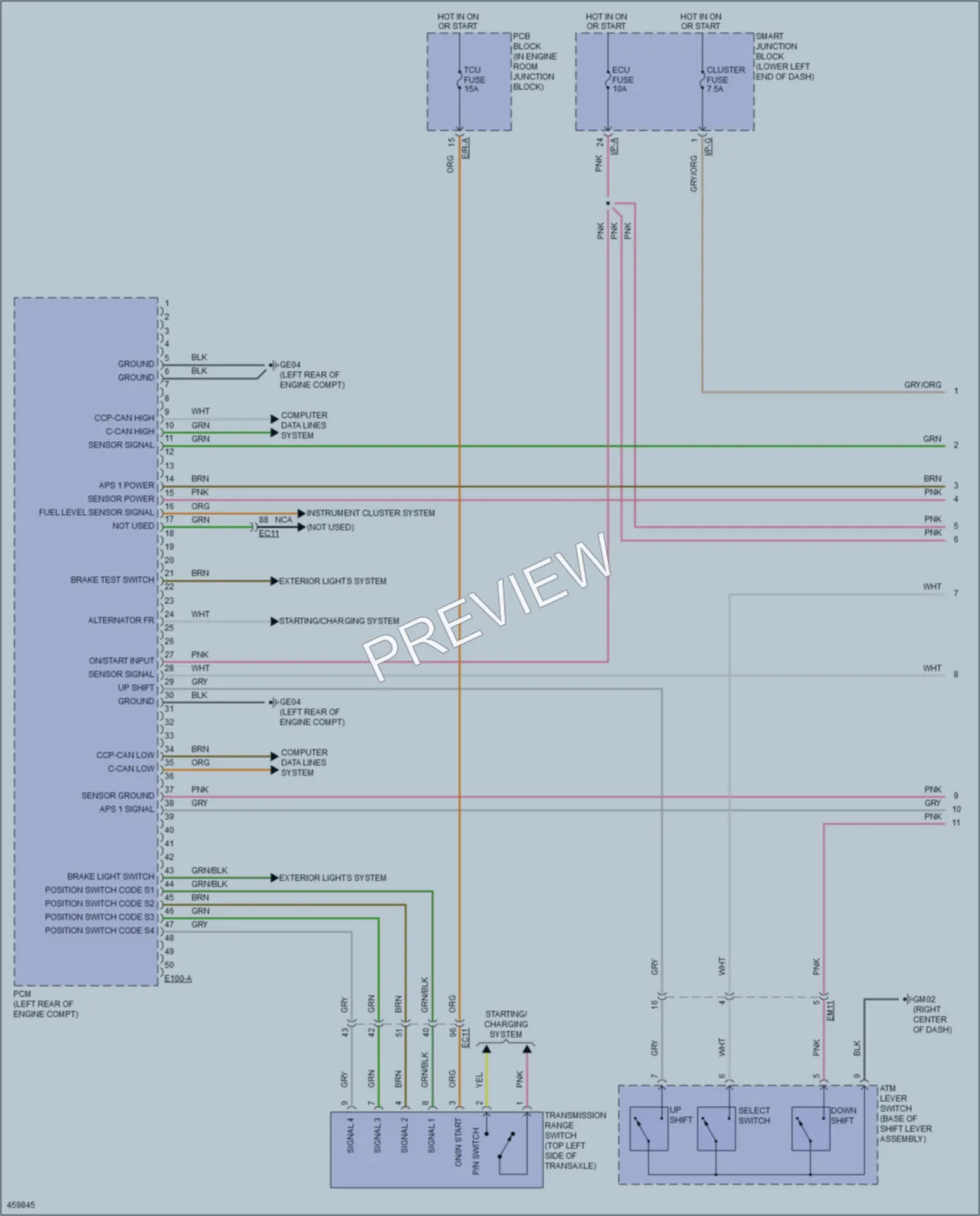 2015 Kia Sedona Engine Performance wiring diagram preview