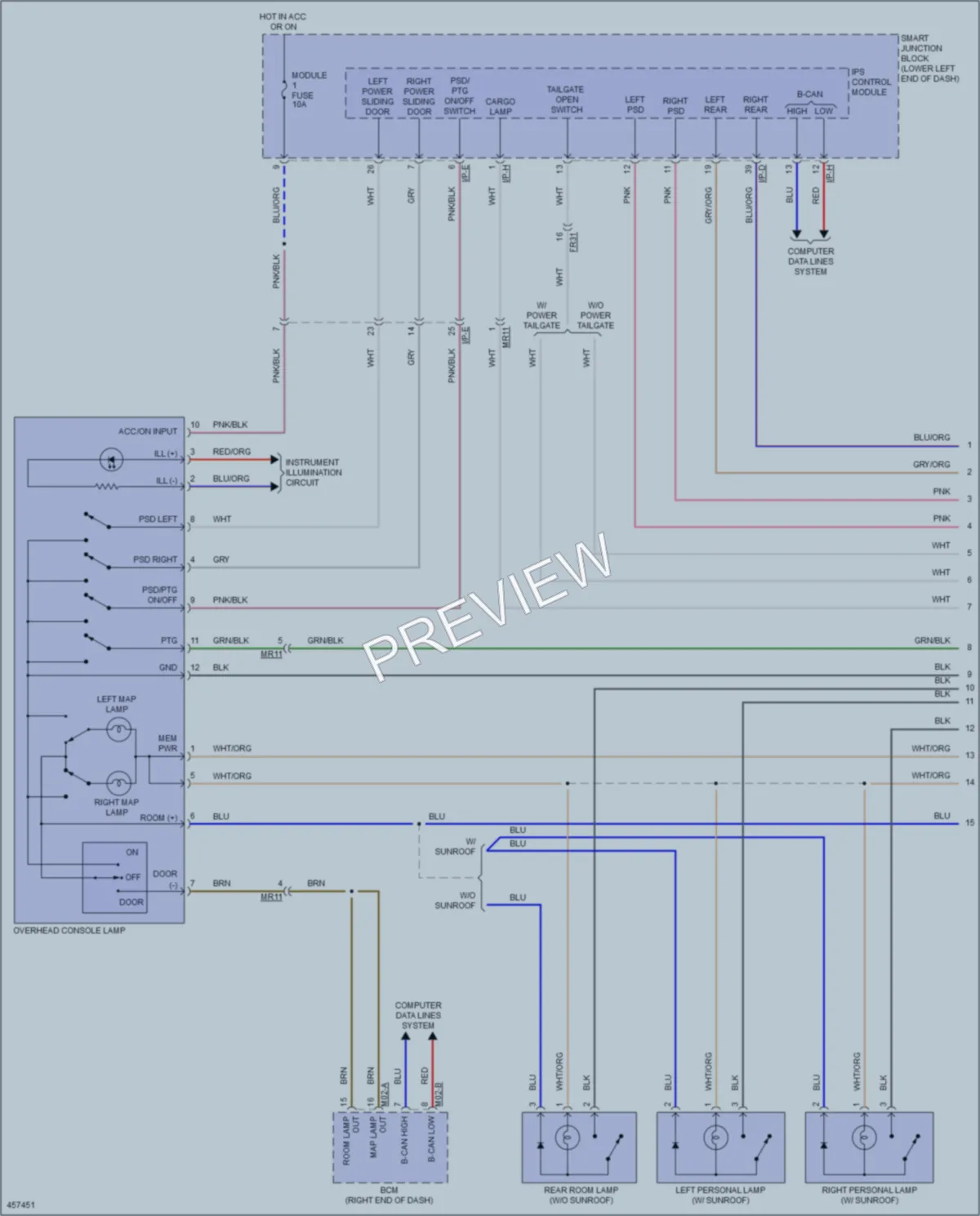 2015 Kia Sedona Interior Lights wiring diagram preview