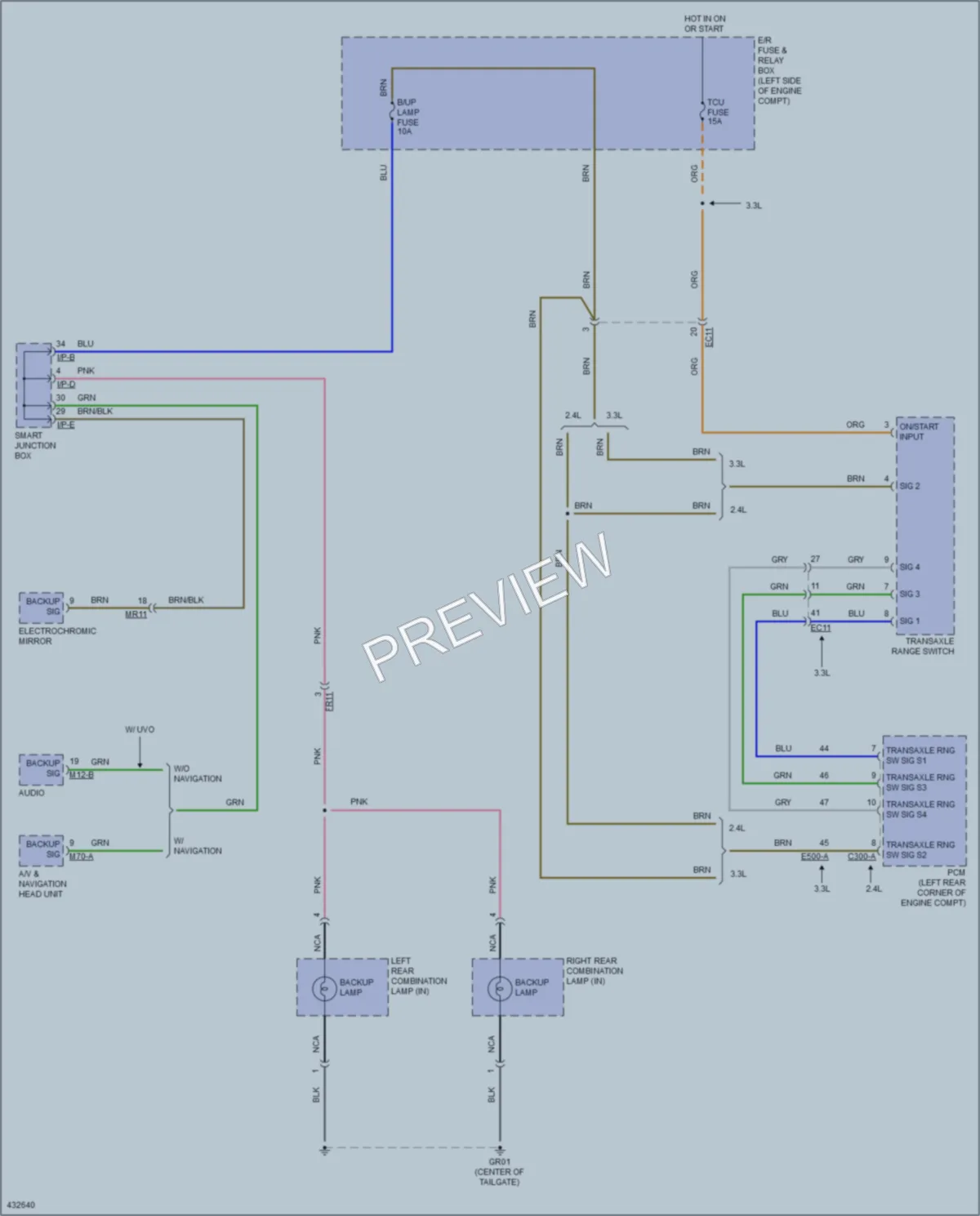 2015 Kia Sorento Exterior Lights wiring diagram preview