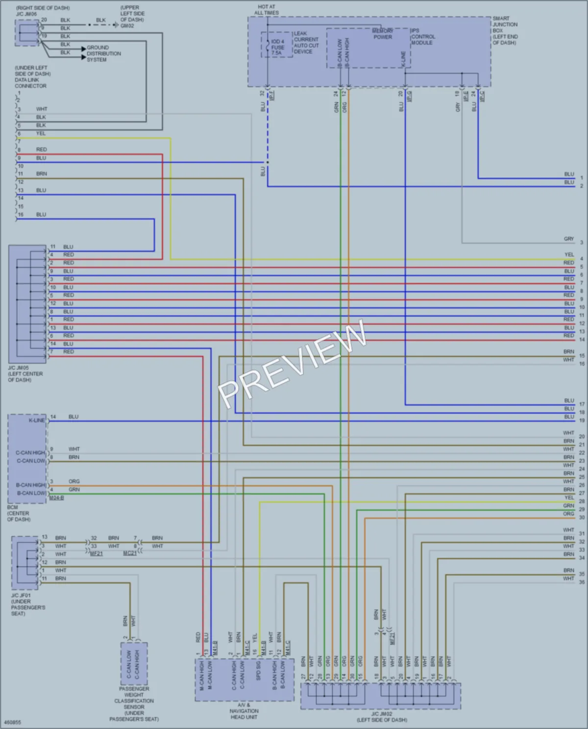 2015 Kia Soul Computer Data Lines wiring diagram preview