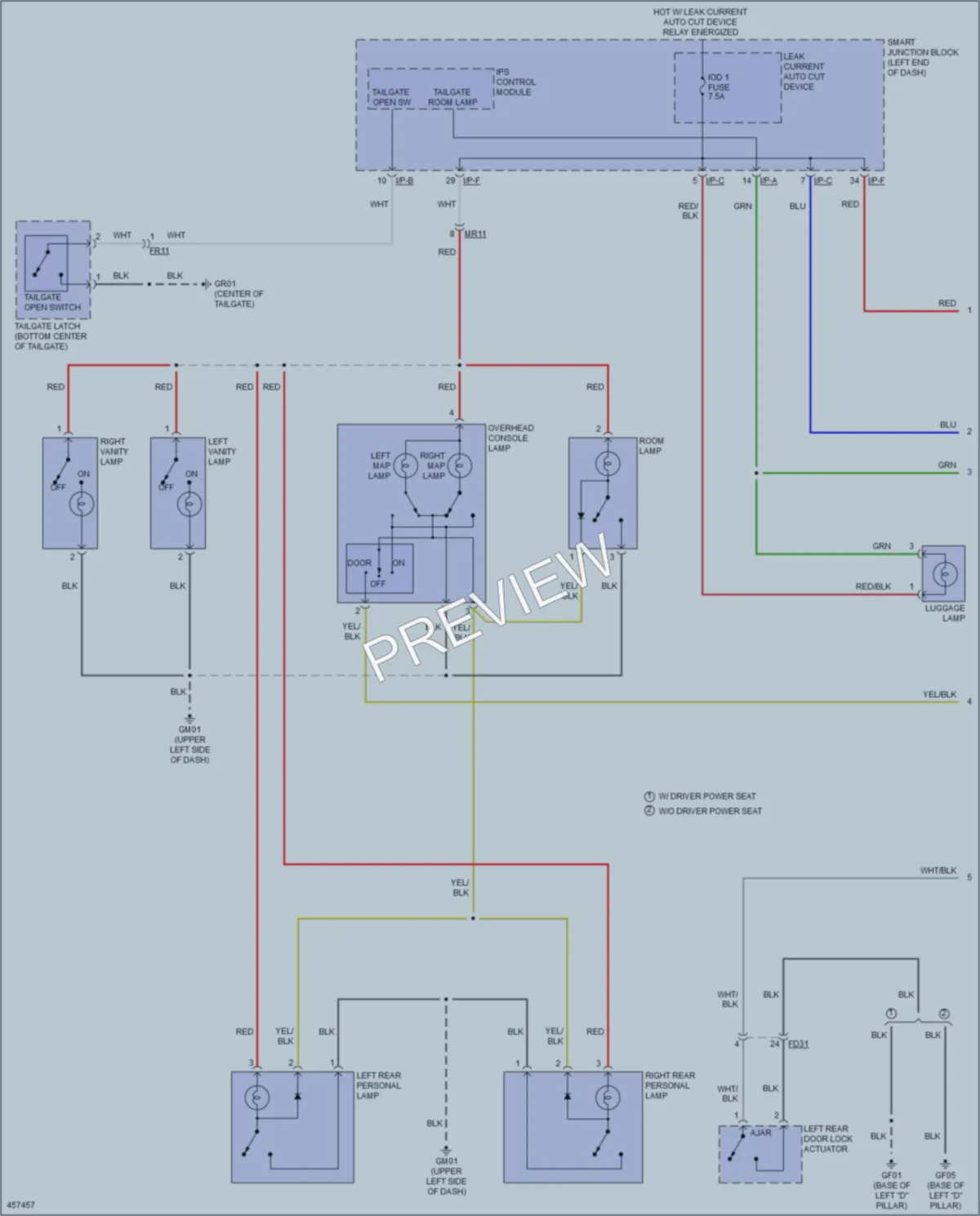 2015 Kia Soul Interior Lights wiring diagram preview