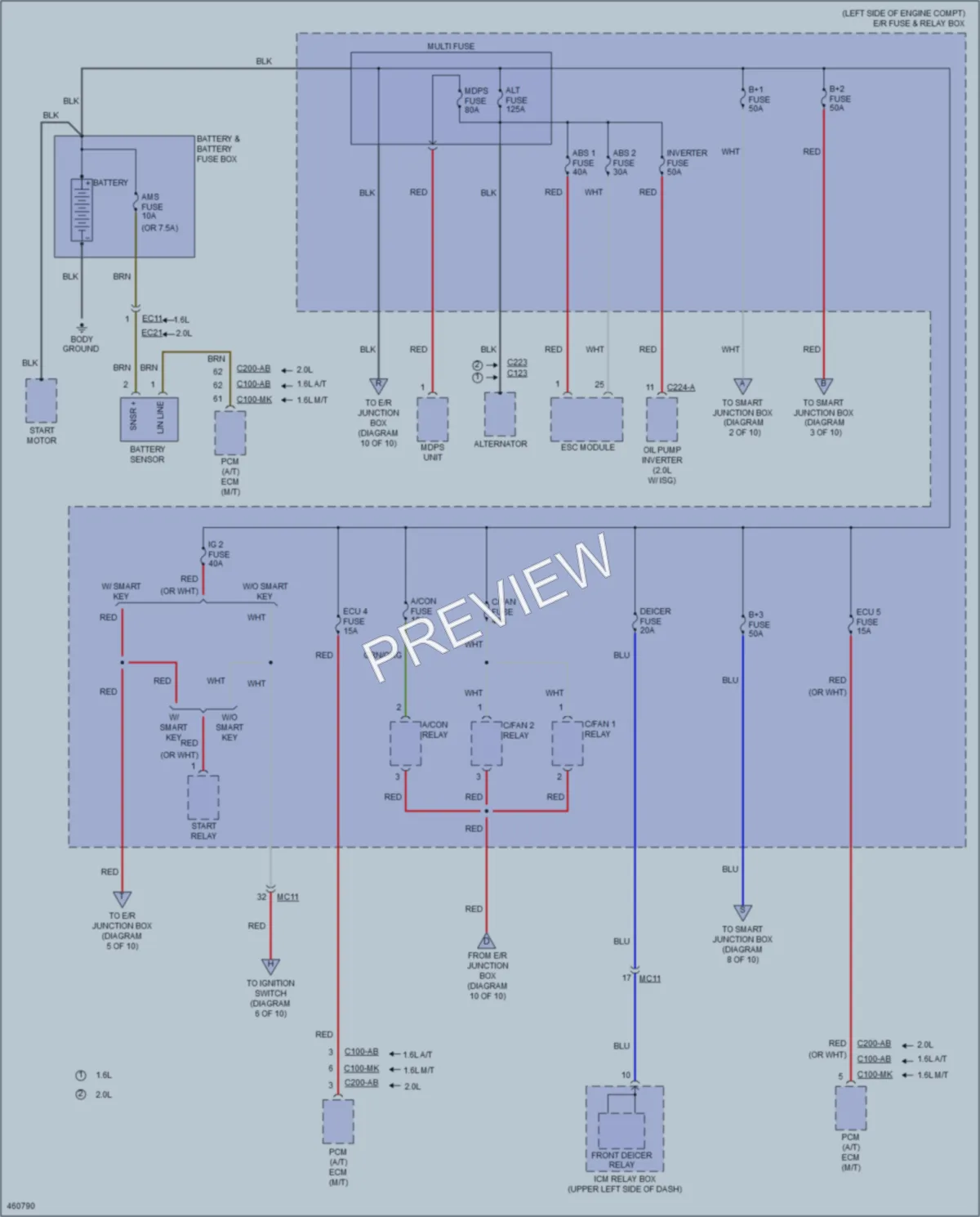 2015 Kia Soul Power Distribution wiring diagram preview
