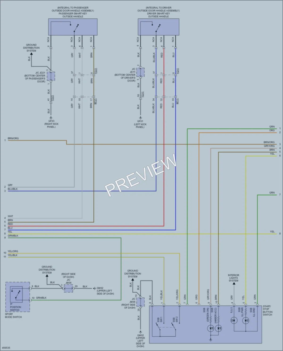 2015 Kia SoulEV Anti Theft wiring diagram preview