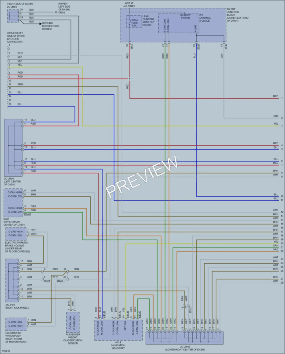 2015 Kia SoulEV Computer Data Lines wiring diagram preview
