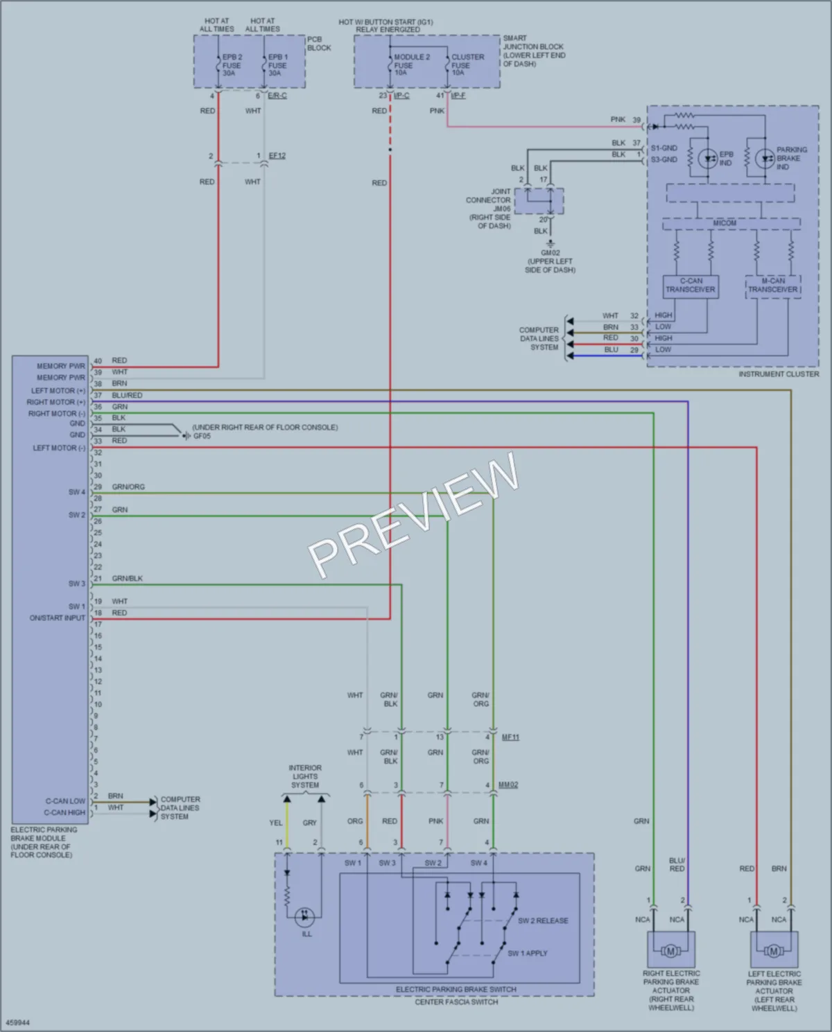 2015 Kia SoulEV Shift Interlock wiring diagram preview