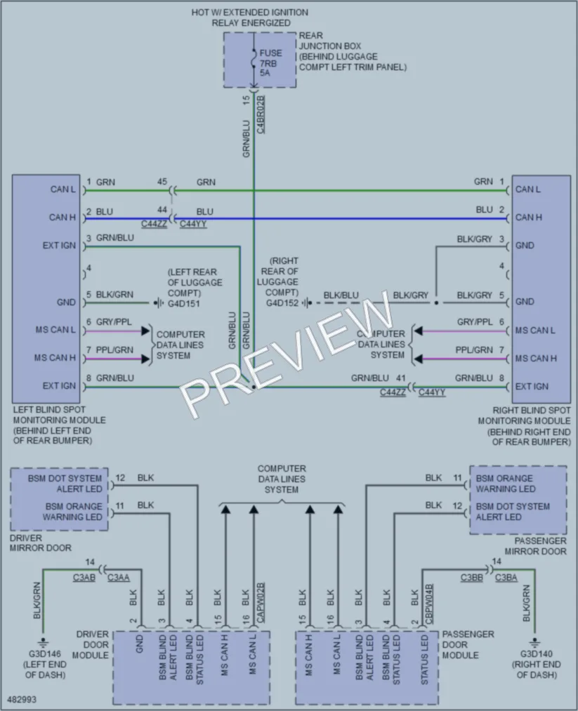 2015 LandRover DiscoverySport Navigation wiring diagram preview