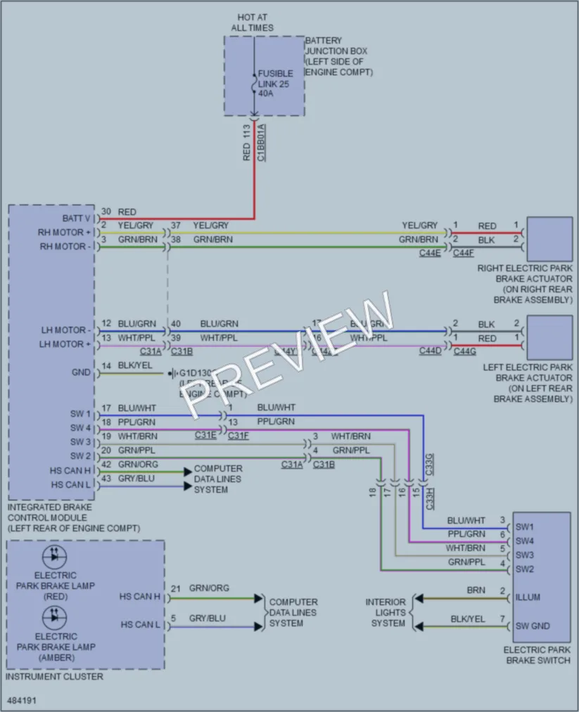 2015 LandRover DiscoverySport Shift Interlock wiring diagram preview