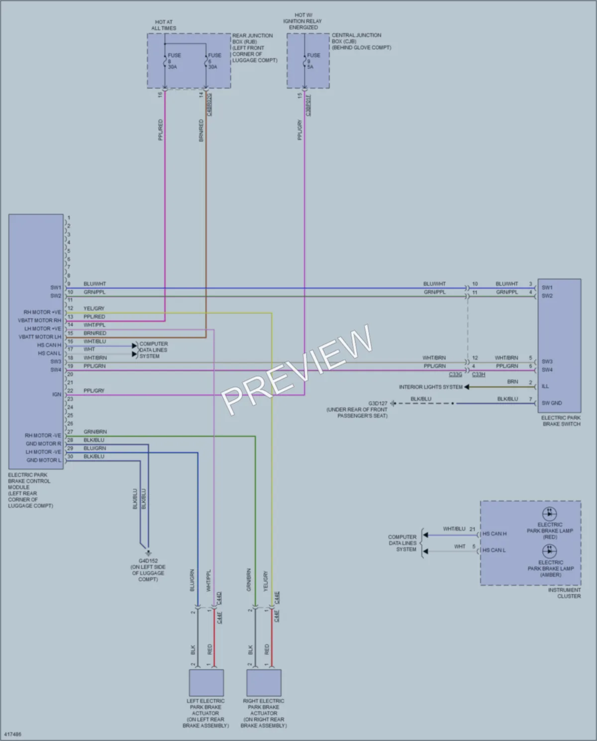 2015 LandRover LR2 Shift Interlock wiring diagram preview