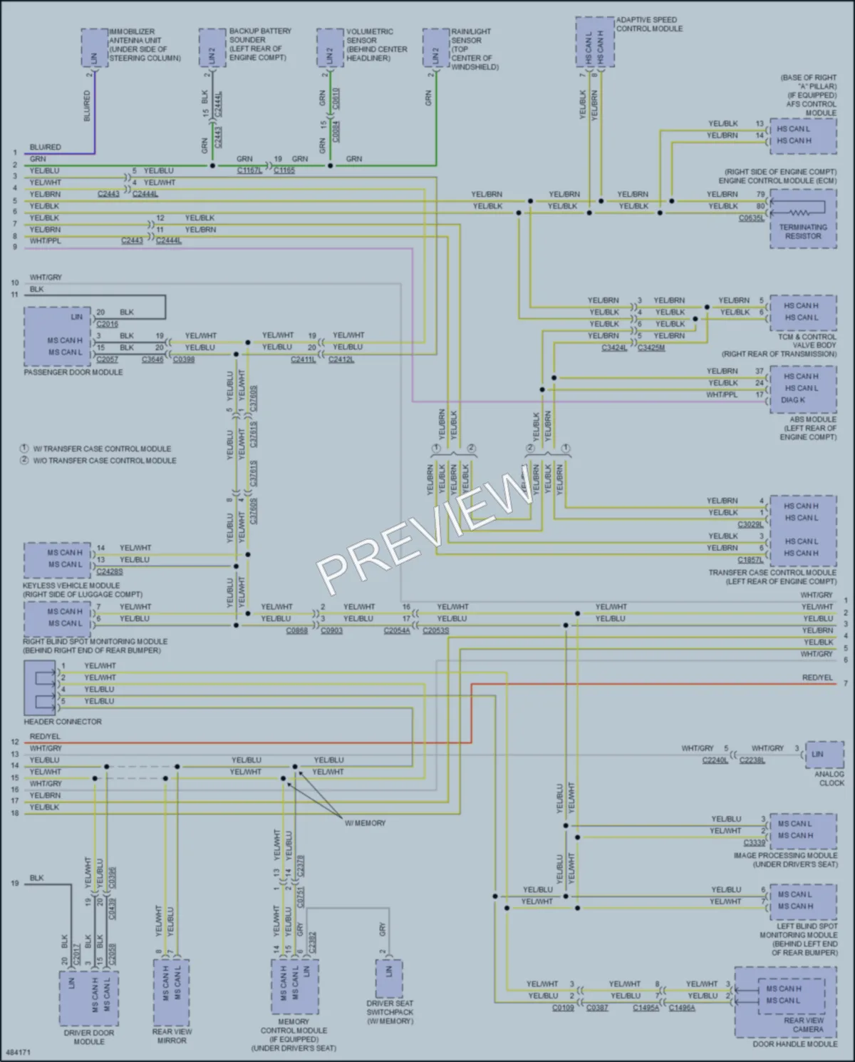 2015 LandRover LR4 Computer Data Lines wiring diagram preview