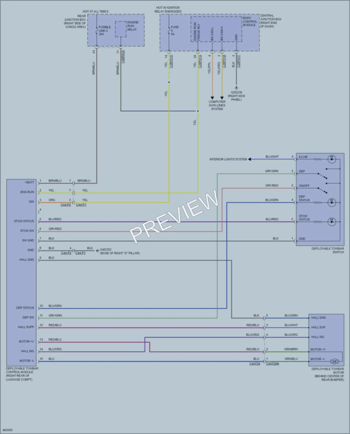 2015 LandRover RangeRover Active Bodyworks wiring diagram preview