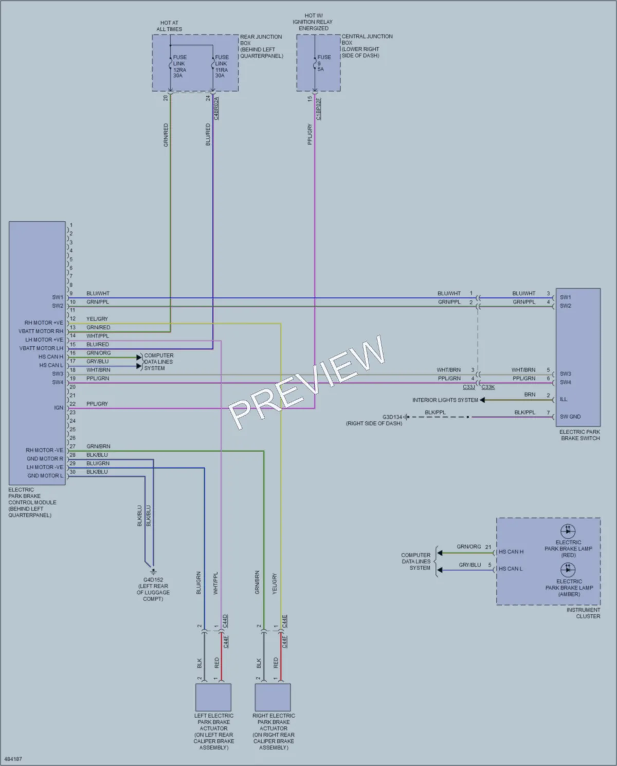 2015 LandRover RangeRoverEvoque Shift Interlock wiring diagram preview