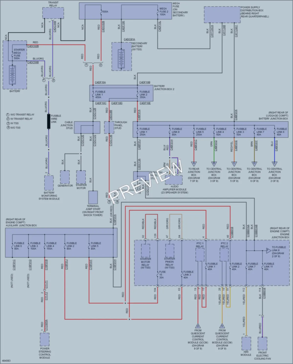 2015 LandRover RangeRoverSport Power Distribution wiring diagram preview