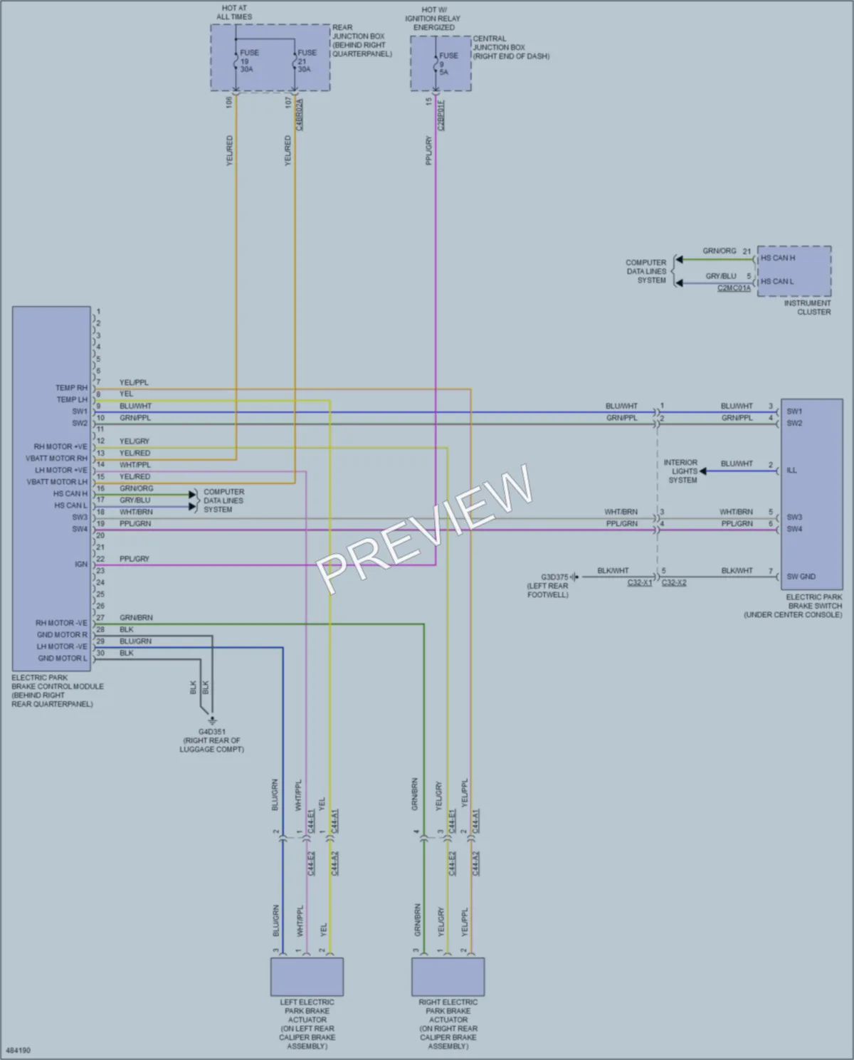 2015 LandRover RangeRoverSport Shift Interlock wiring diagram preview