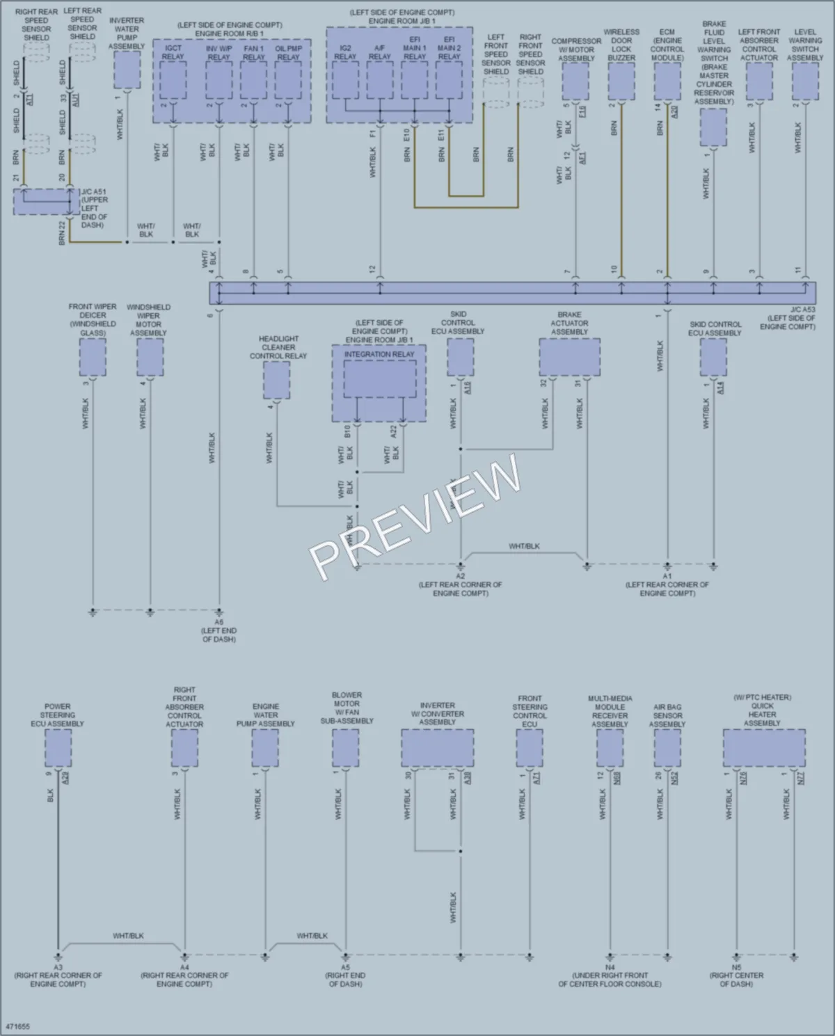 2015 Lexus GS450h Ground Distribution wiring diagram preview
