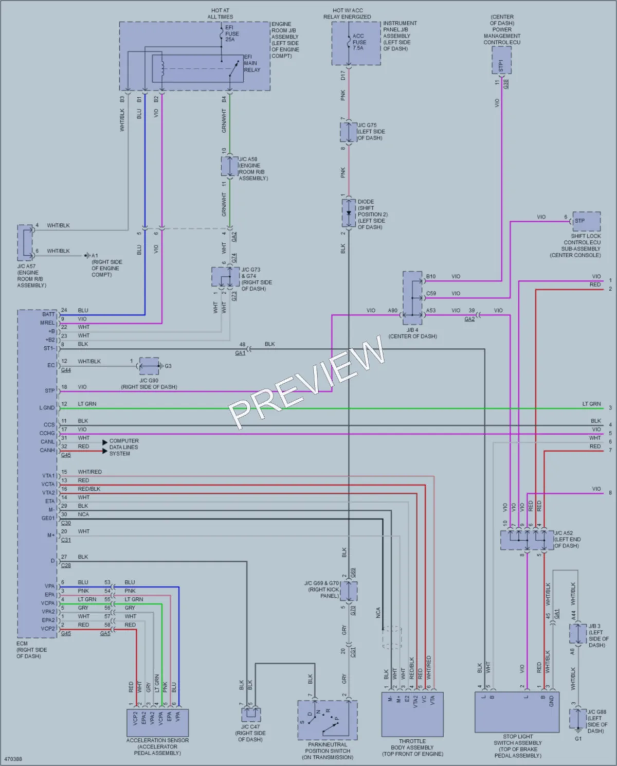 2015 Lexus GX460 Cruise Control wiring diagram preview