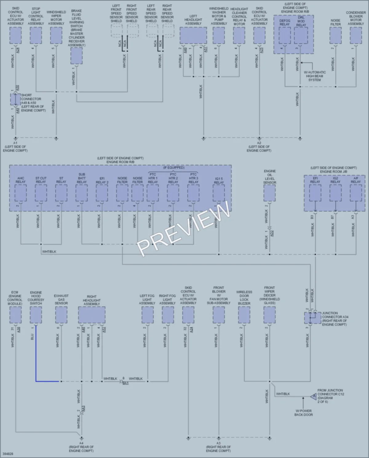 2015 Lexus LX570 Ground Distribution wiring diagram preview