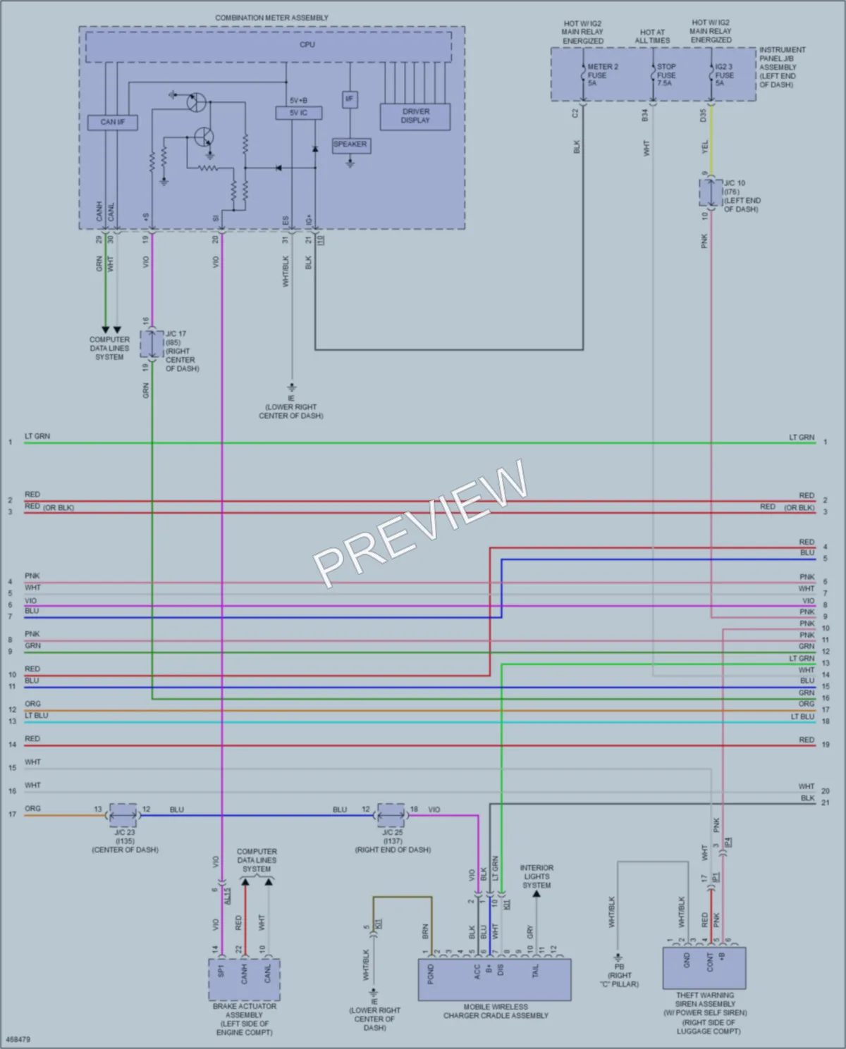 2015 Lexus NX200t Anti Theft wiring diagram preview