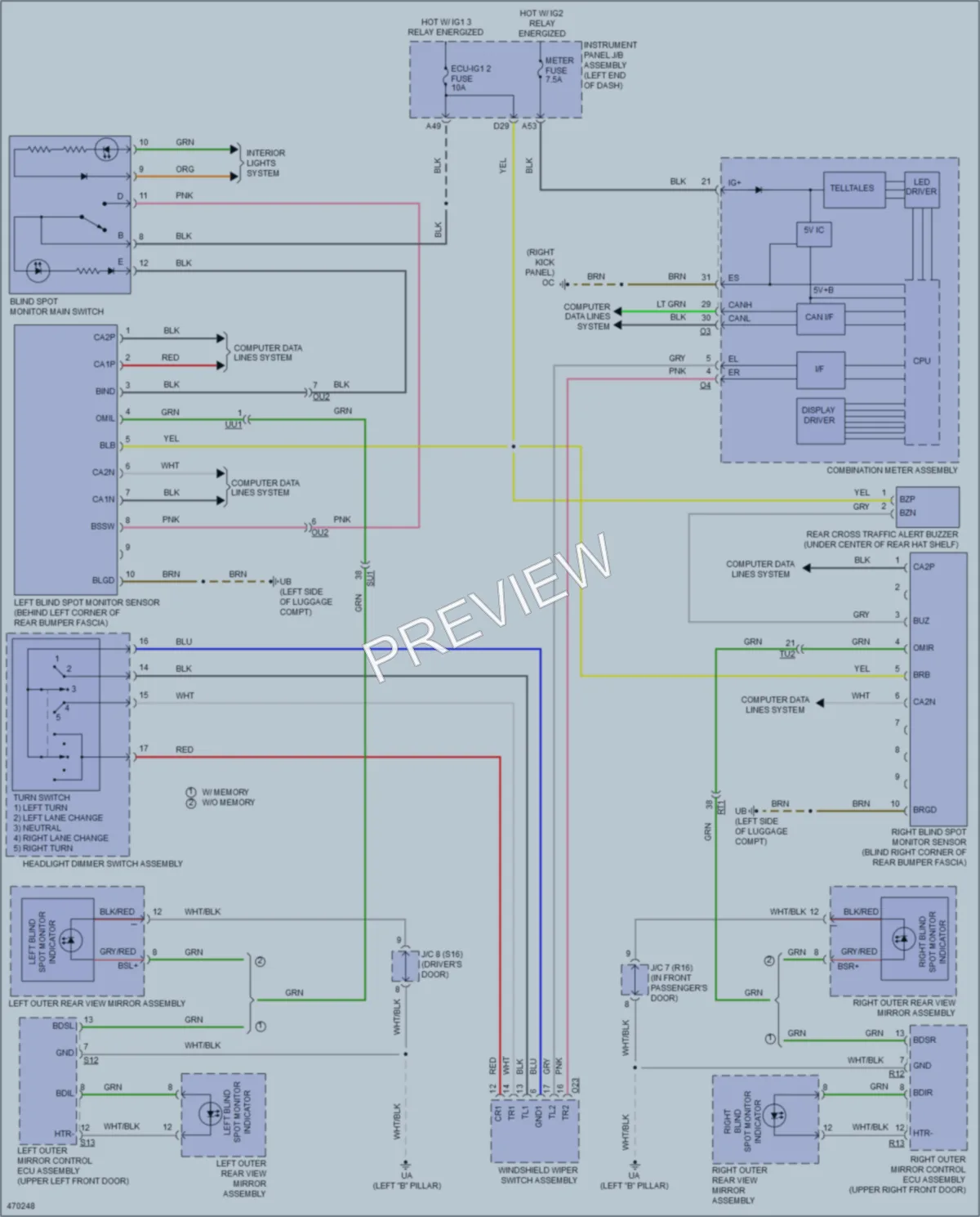 2015 Lexus RCF Navigation wiring diagram preview