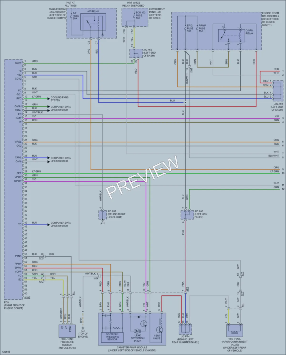2015 Lexus RX450h Engine Performance wiring diagram preview