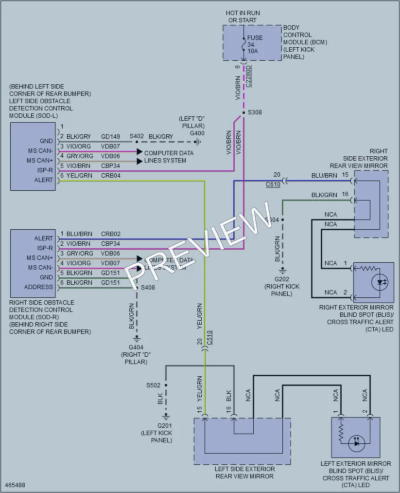 2015 Lincoln MKX Navigation wiring diagram preview