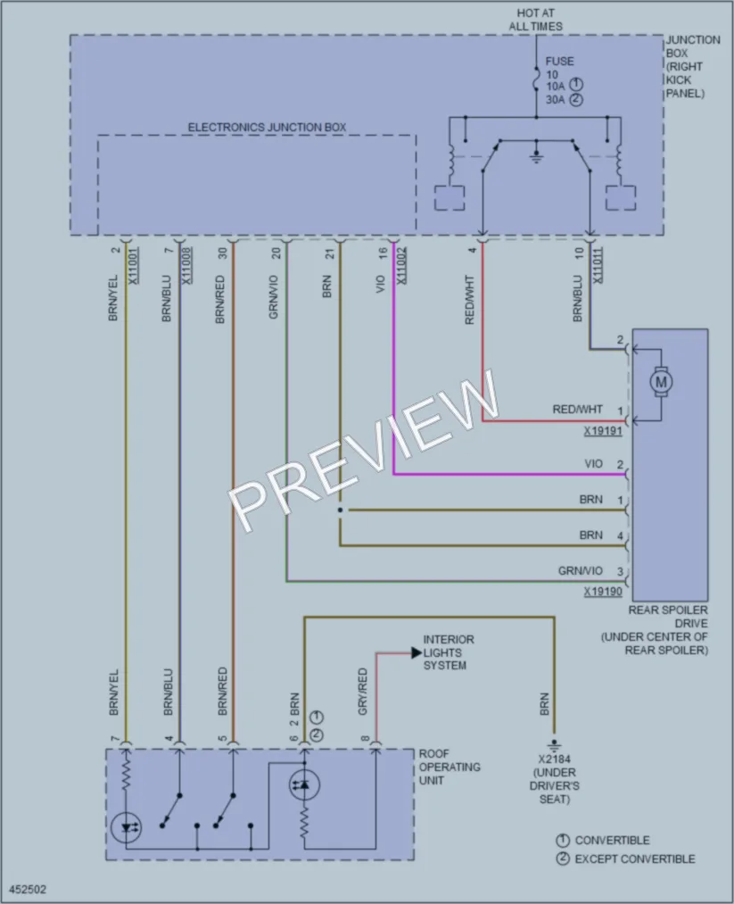 2015 MINI Cooper Active Bodyworks wiring diagram preview