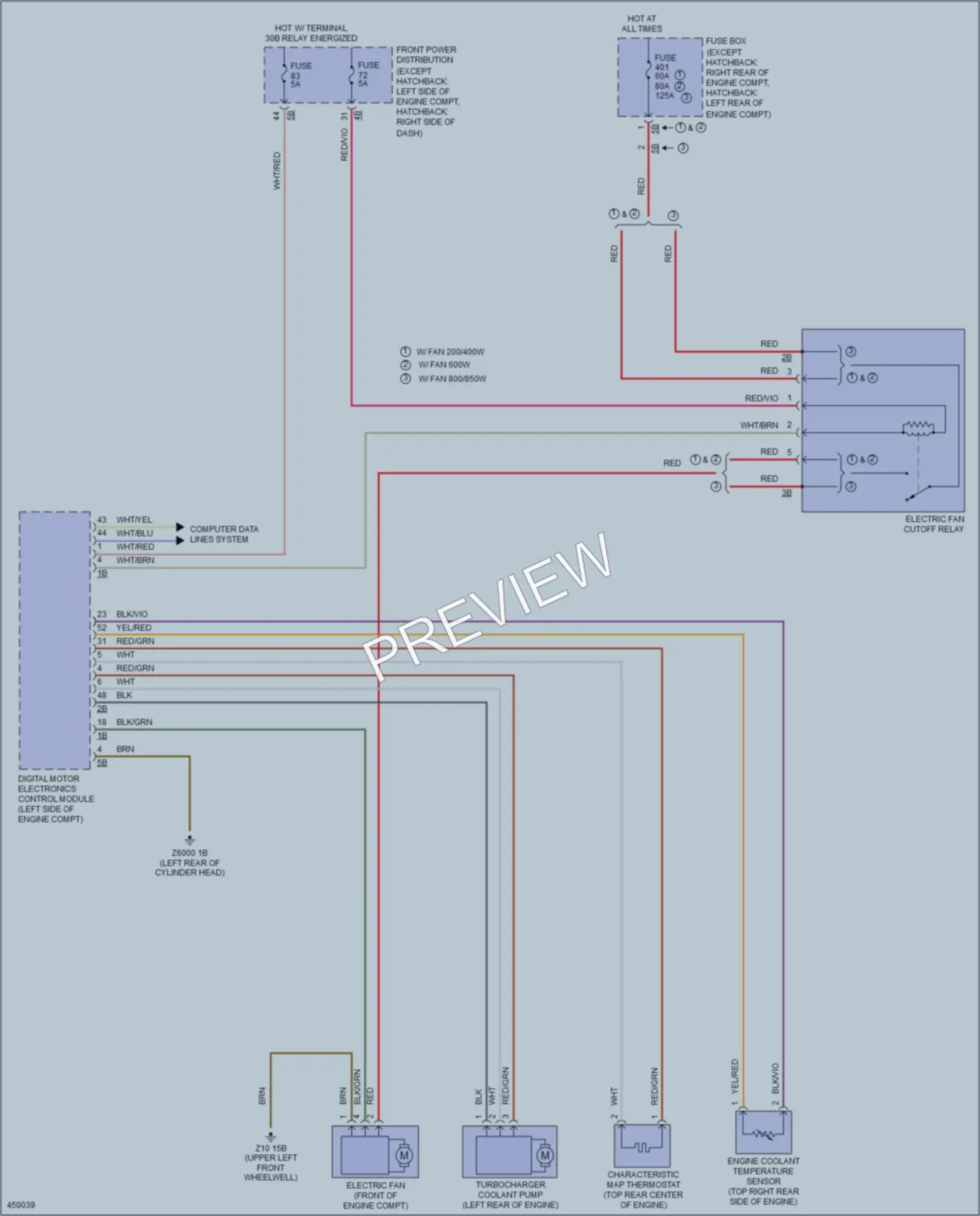 2015 MINI Cooper Cooling Fan wiring diagram preview