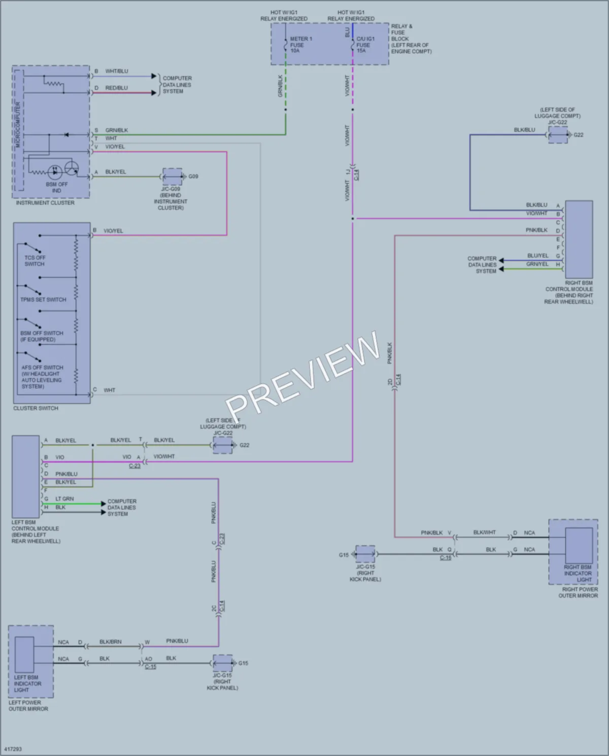 2015 Mazda CX5 Navigation wiring diagram preview