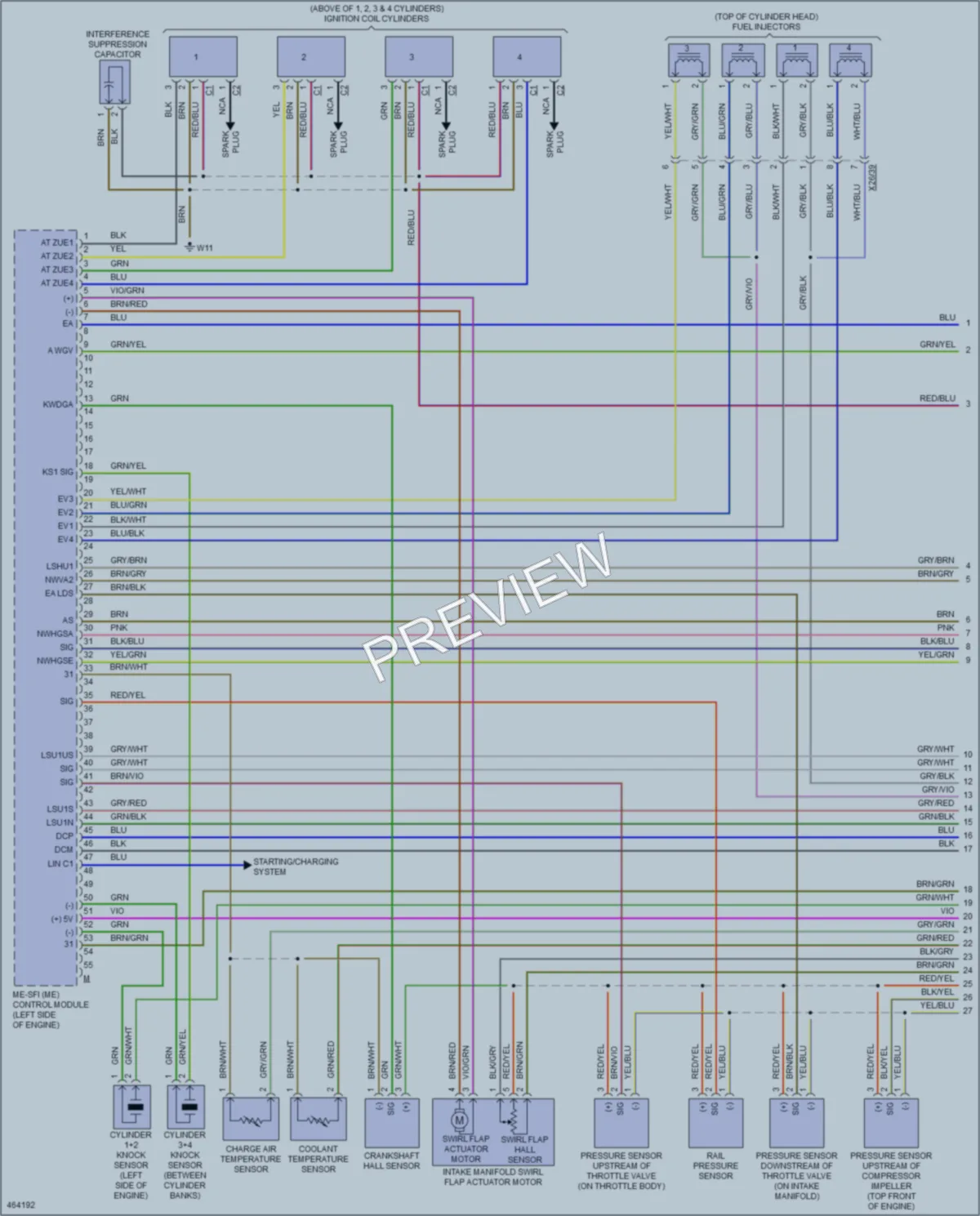 2015 MercedesBenz C250 Engine Performance wiring diagram preview