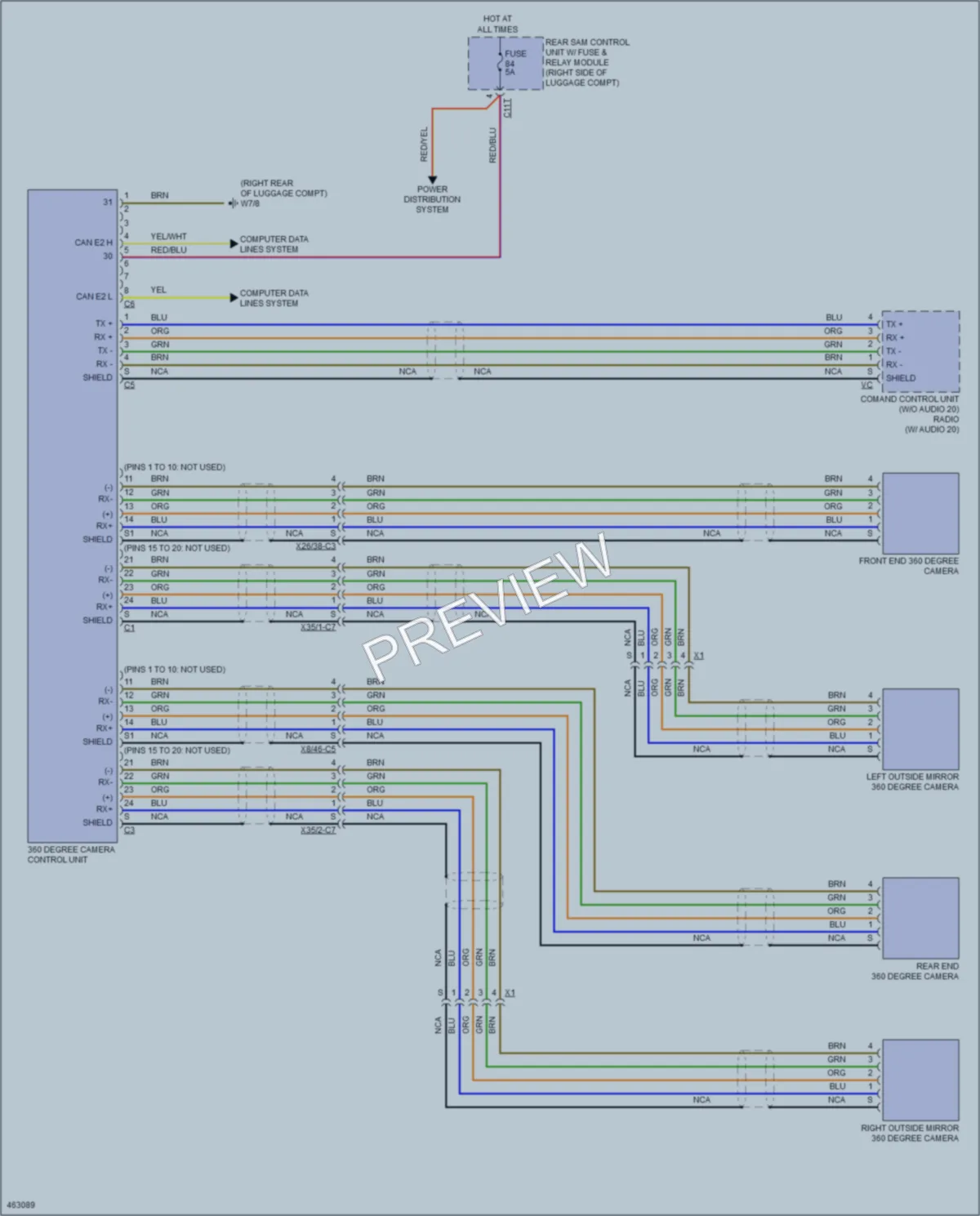 2015 MercedesBenz CLS400 Navigation wiring diagram preview