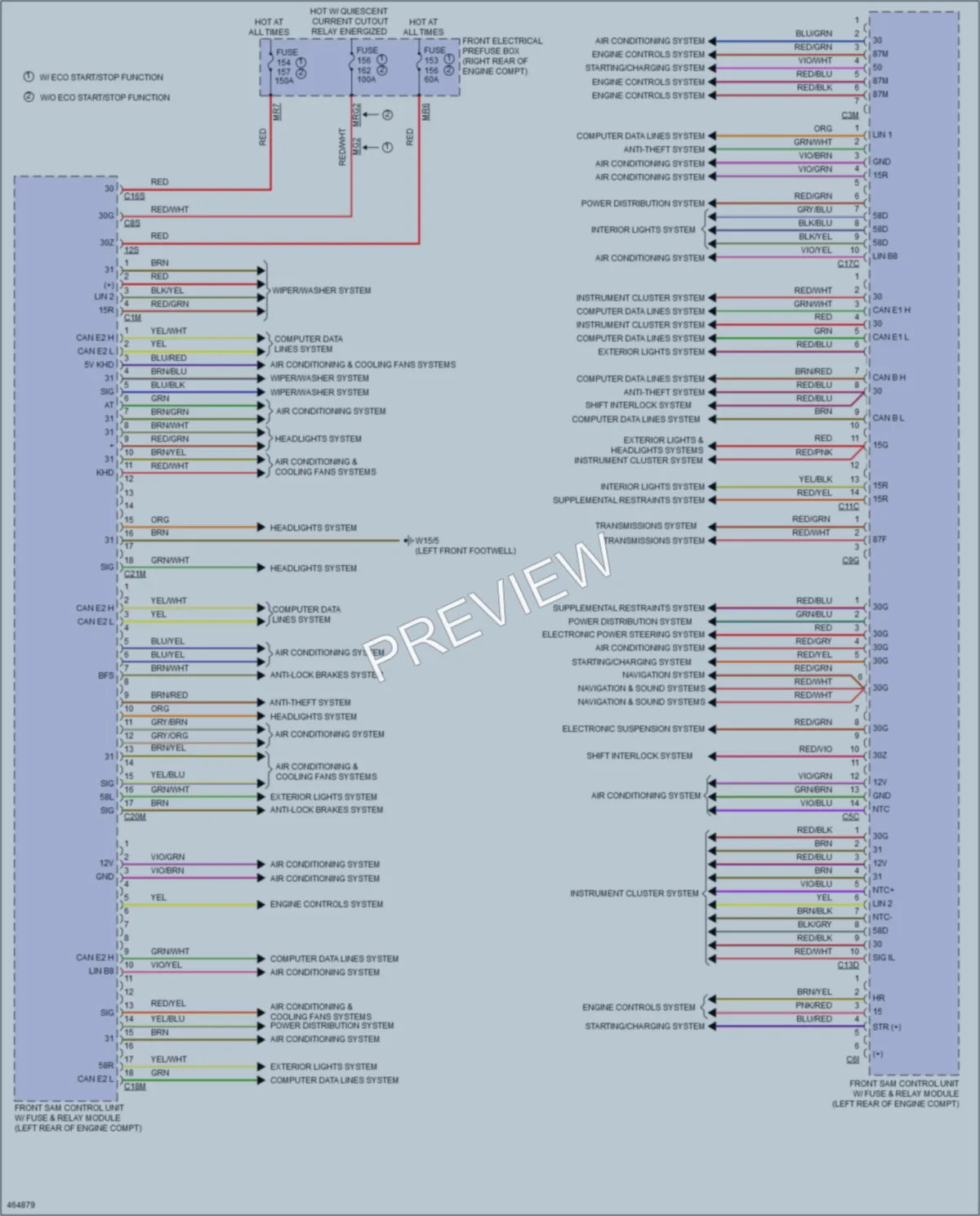 2015 MercedesBenz CLS550 Body Control Modules wiring diagram preview
