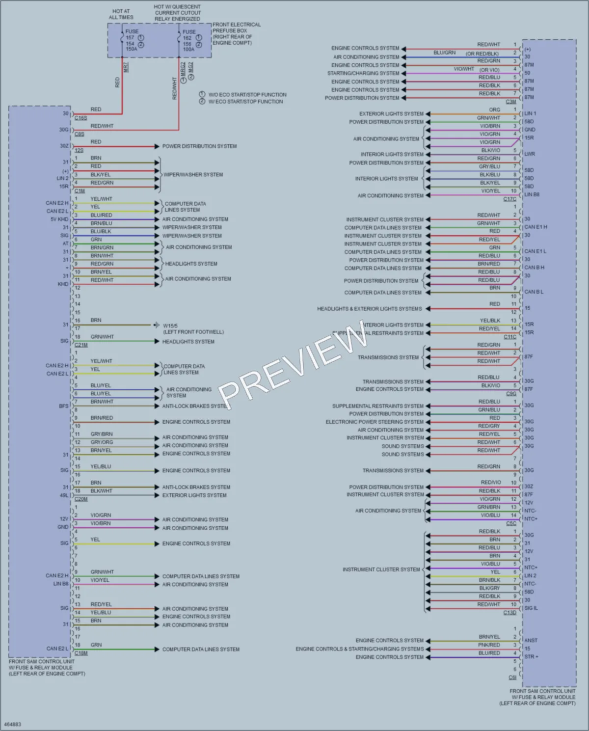 2015 MercedesBenz E250BLUETEC Body Control Modules wiring diagram preview