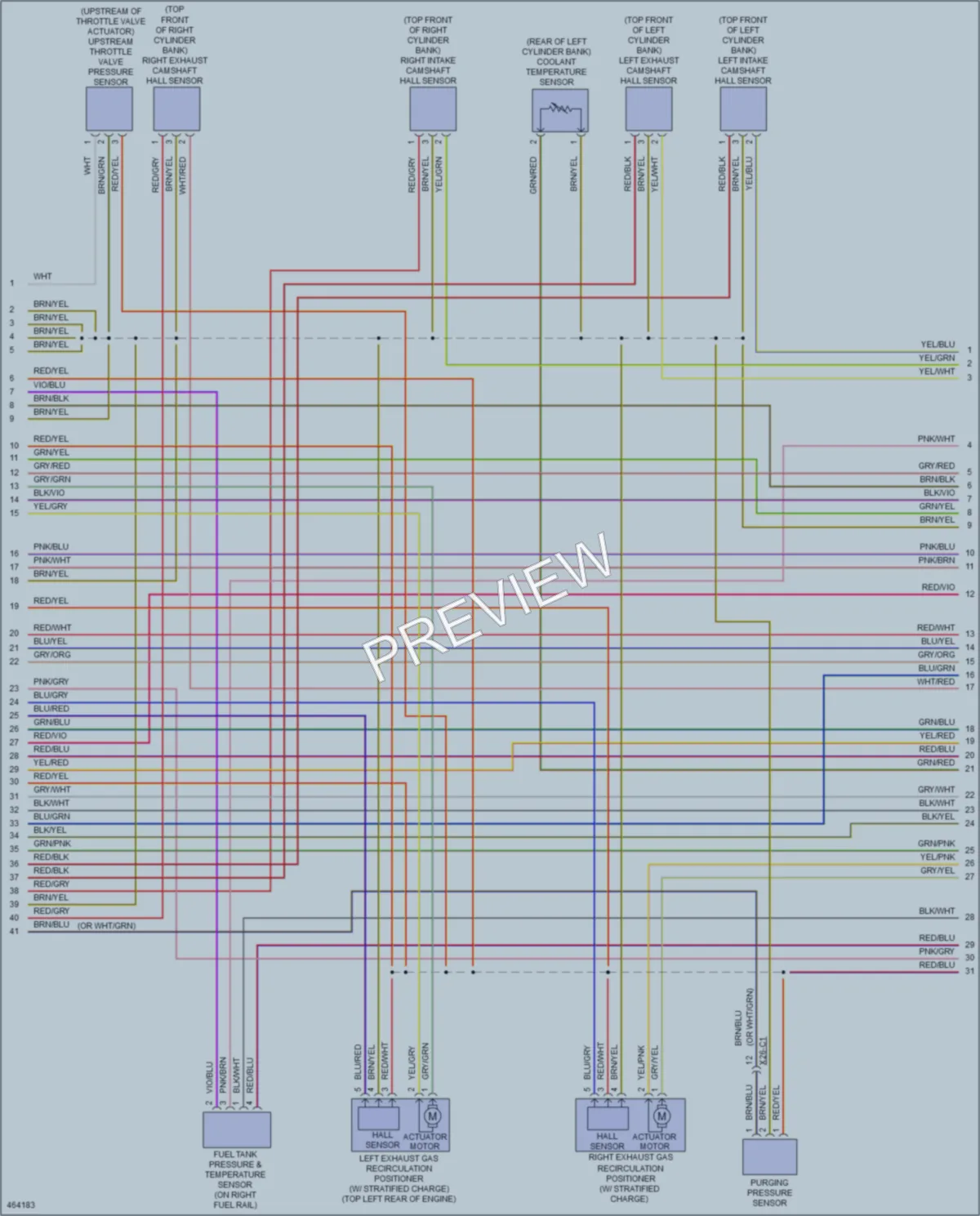 2015 MercedesBenz E400HYBRID Engine Performance wiring diagram preview