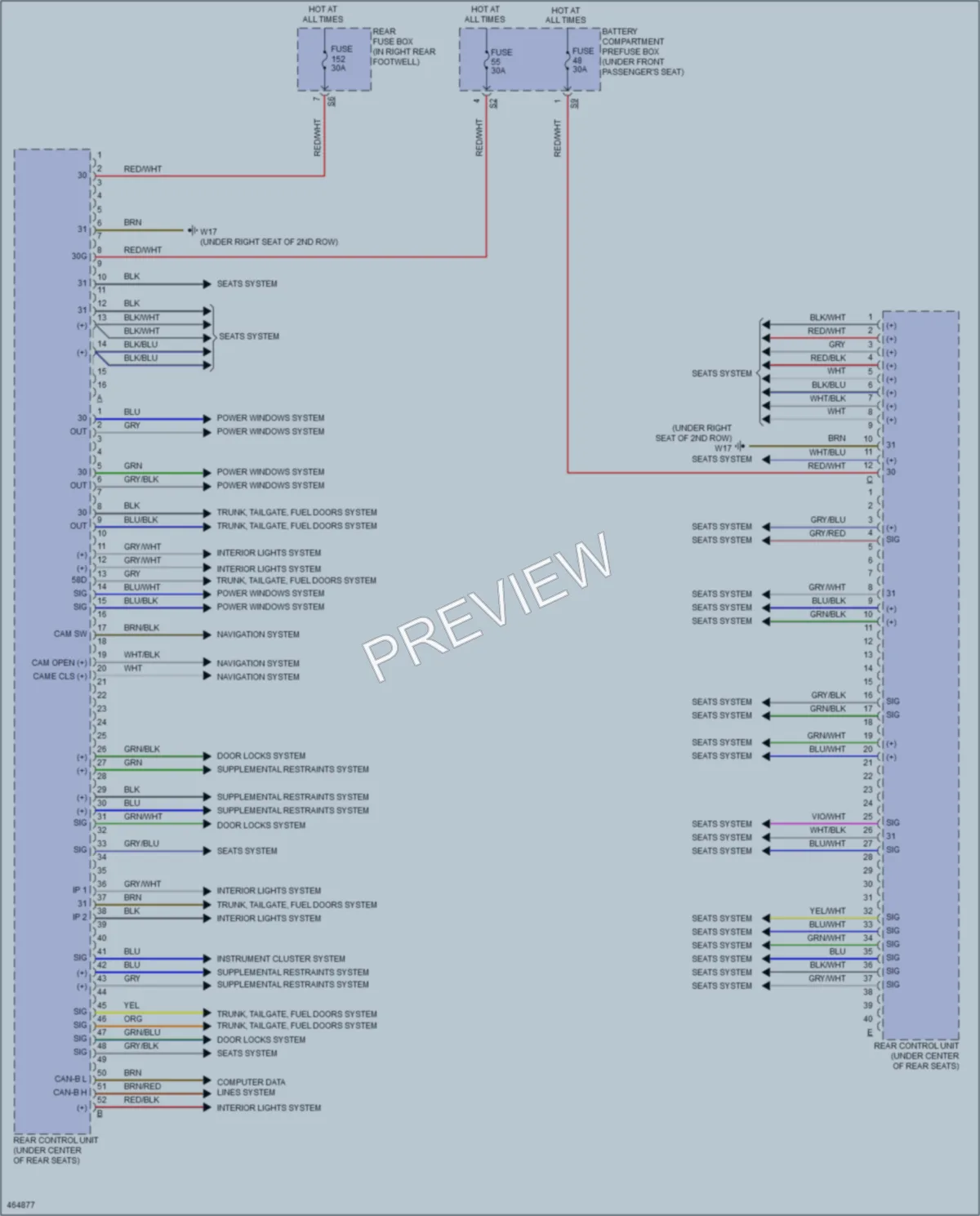 2015 MercedesBenz GL350BLUETEC Body Control Modules wiring diagram preview