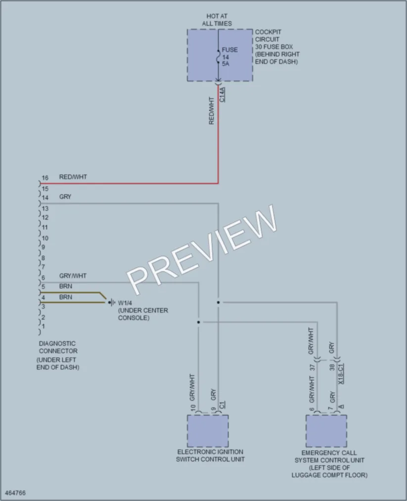 2015 MercedesBenz ML250BlueTEC Computer Data Lines wiring diagram preview
