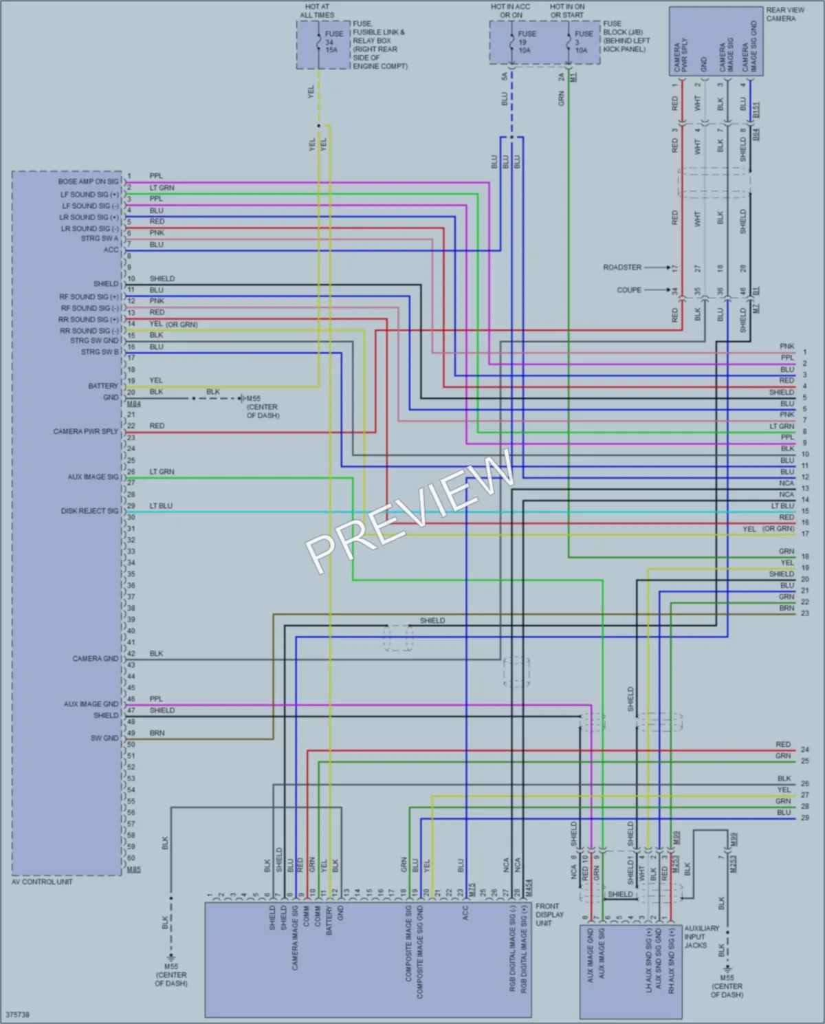 2015 Nissan 370Z Navigation wiring diagram preview