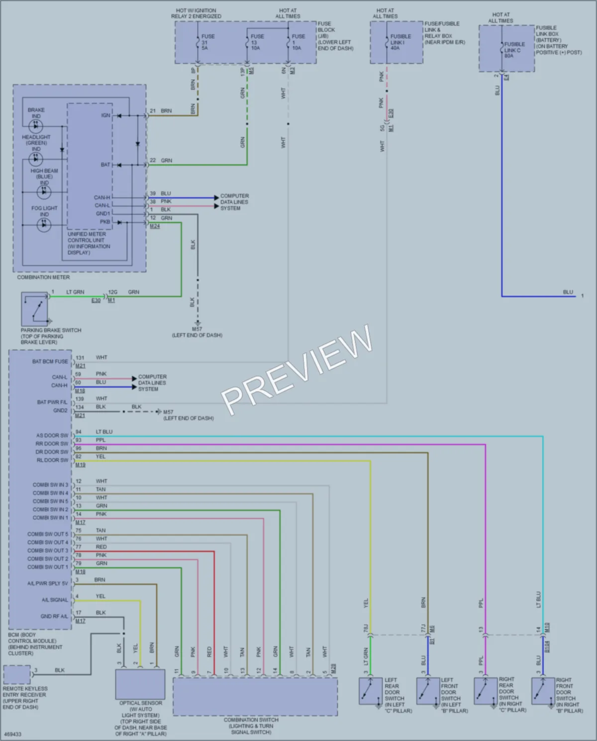2015 Nissan Altima Headlights wiring diagram preview