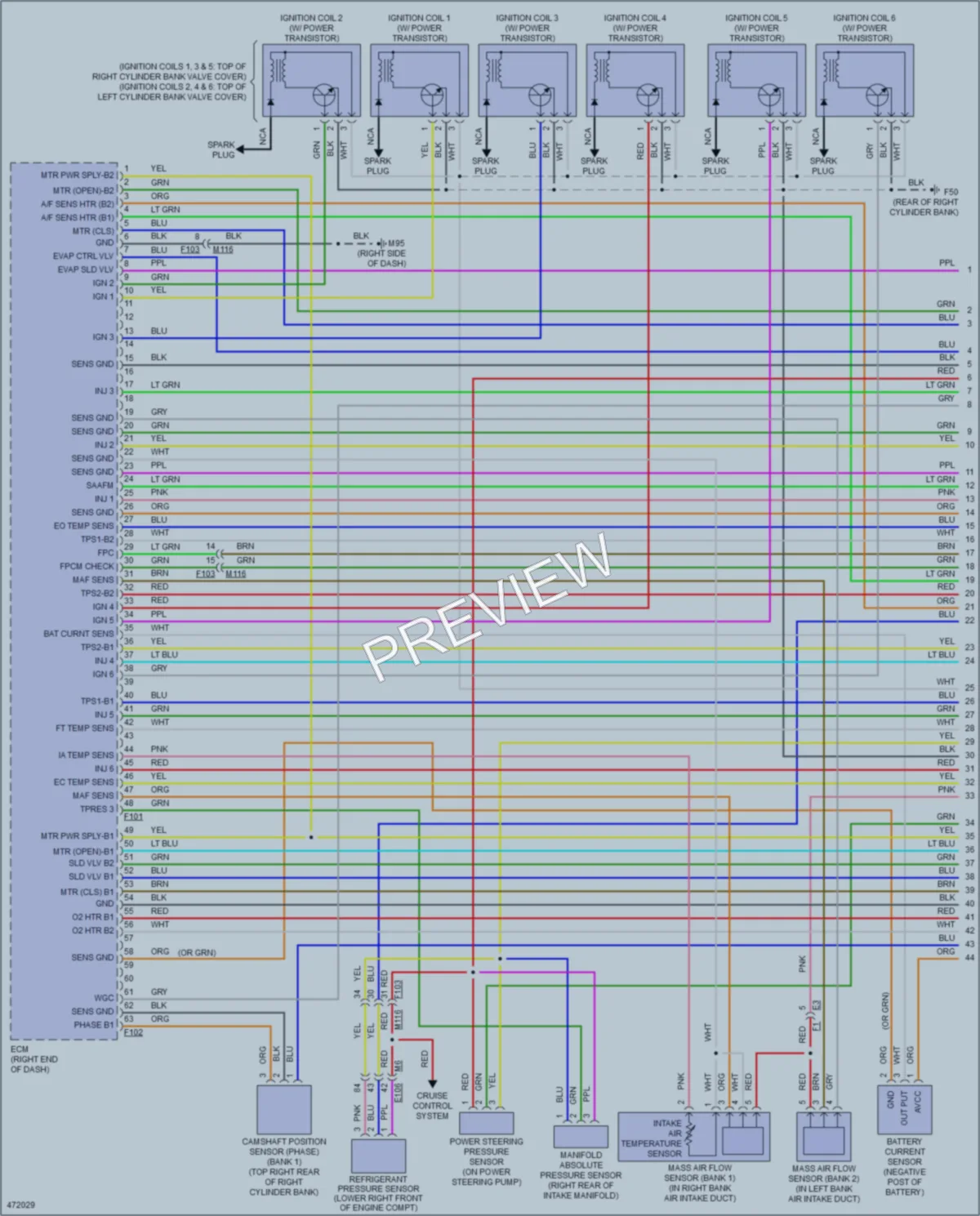 2015 Nissan GTR Engine Performance wiring diagram preview