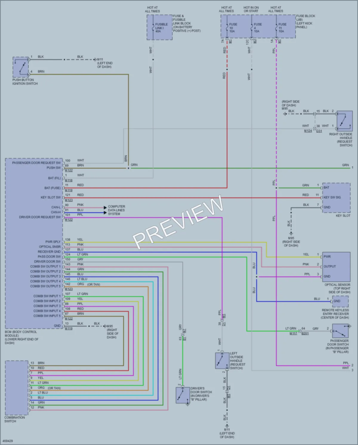 2015 Nissan GTR Headlights wiring diagram preview